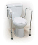 Homecare Toilet Safety Frame with Adjustable Height and Secure Fit for Enhanced Stability and Support. Moovkart