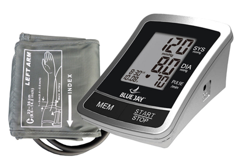 Blue Jay Full Automatic Blood Pressure with 4 AAA Batteries