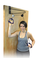 Blue Jay Overdoor Shoulder Pulley Kit with Dual Pulleys, Ergonomic Handles and Adjustable Rope
