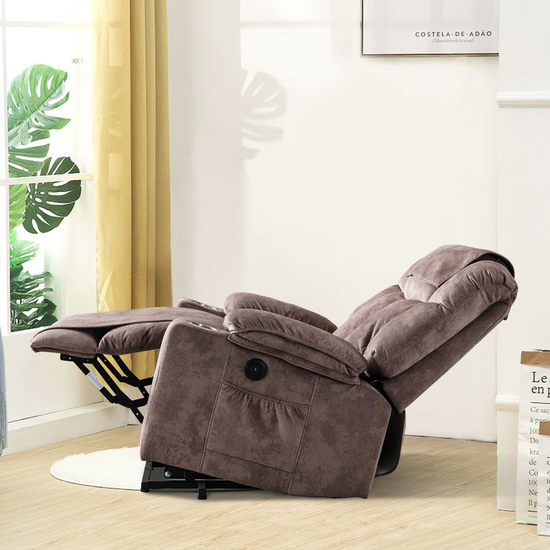Camel Power Lift Recliner Chair 3 Positions Electric Sofa Recliner for Livingroom, Grey