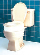 Carex Raised Toilet Seat Elevator, elevated toilet seat, bathroom safety, fits standard and elongated toilets, Moovkart