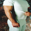 Sport Aid 3-Panel Abdominal Binder Small/Medium with plush-back elastic for post-surgery support, Moovkart