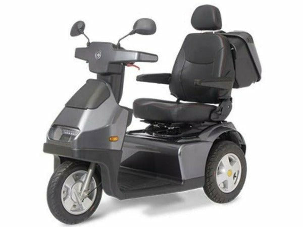EX Extreme 4-Wheel Heavy Duty Long Range Travel Scooter, Silver, 18-Inch Seat