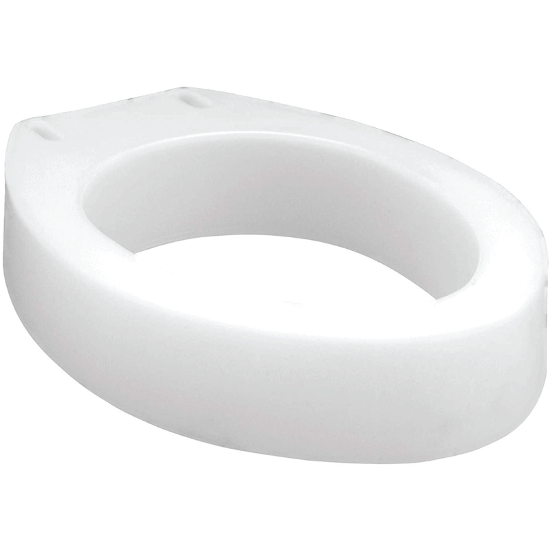 Carex Toilet Seat Riser - Adds 5 Inch of Height to Toilet