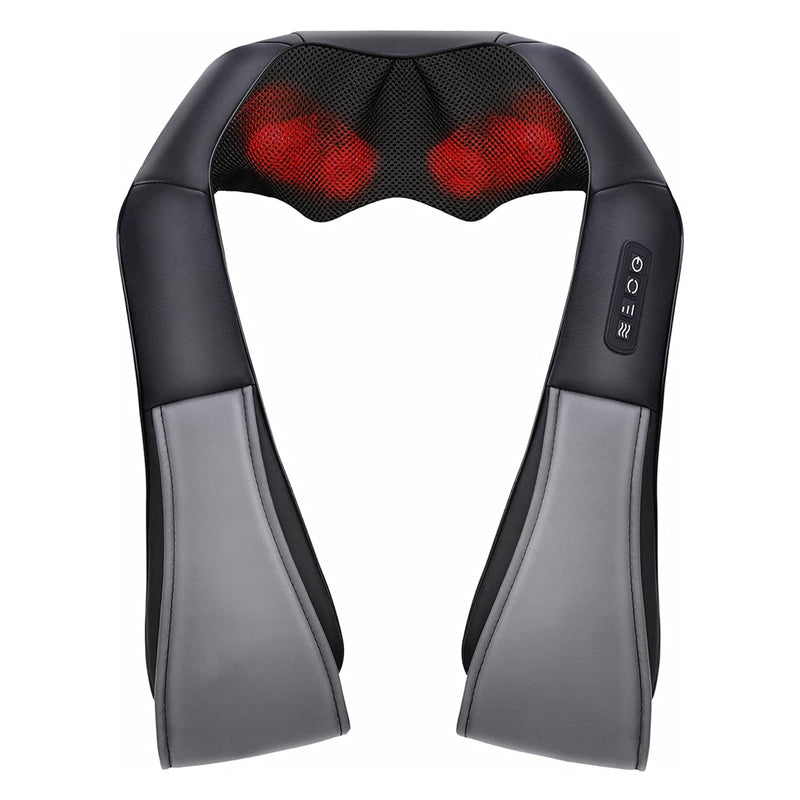 Neck And Shoulder Massage Shiatsu Back Massager With Optional Heat And 3 Intensity Adjustable For Muscle Pain Relief