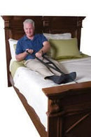 Stander Bed Caddie Sit-Up Assist Strap 48-84 Inches Adjustable Length with 3 Hand Grips, Black