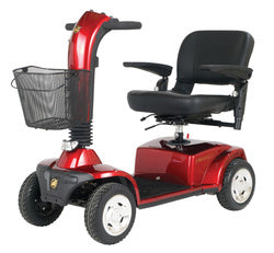 CompanionTM II Four Wheel Elec Scooter Vermillion Red Full size