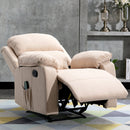 Home Overstuffed Armrest Recliner Chair Sofa with 6 Point Remote Control Massage