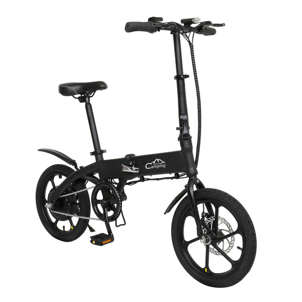 Standard 36V 5A.h Black Foldable Mobility Electric Bike with 25 Speed