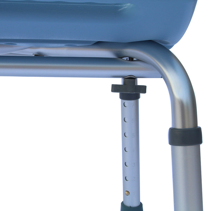 Shower Tub Aluminium Alloy Bath Chair Transfer Bench with Back