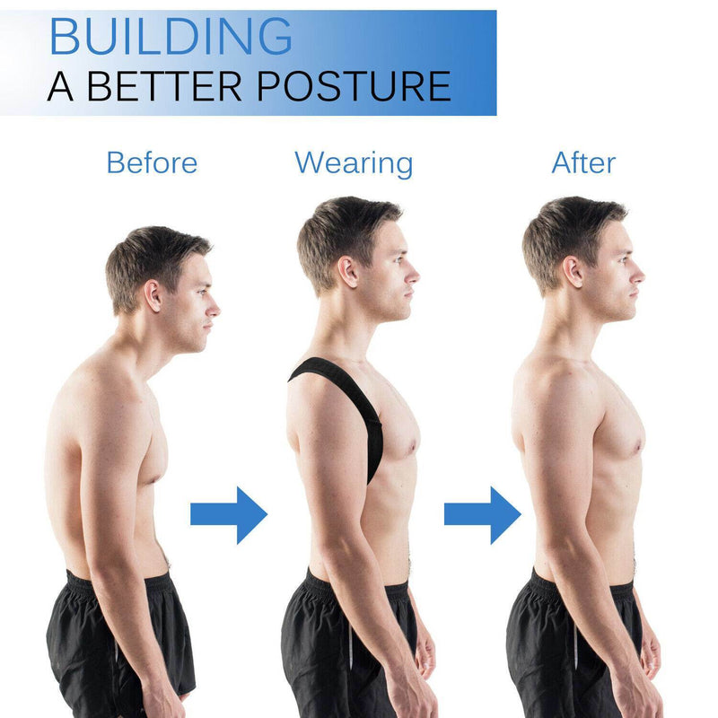 Adjustable Back Posture Corrector Shoulder Straightener Brace Neck Pain Relief For Men and Women
