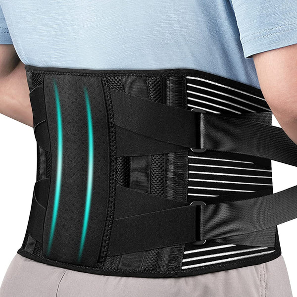 Back Support Belt for Women Size-S, Adjustable Air Mesh Brace for Pain Relief