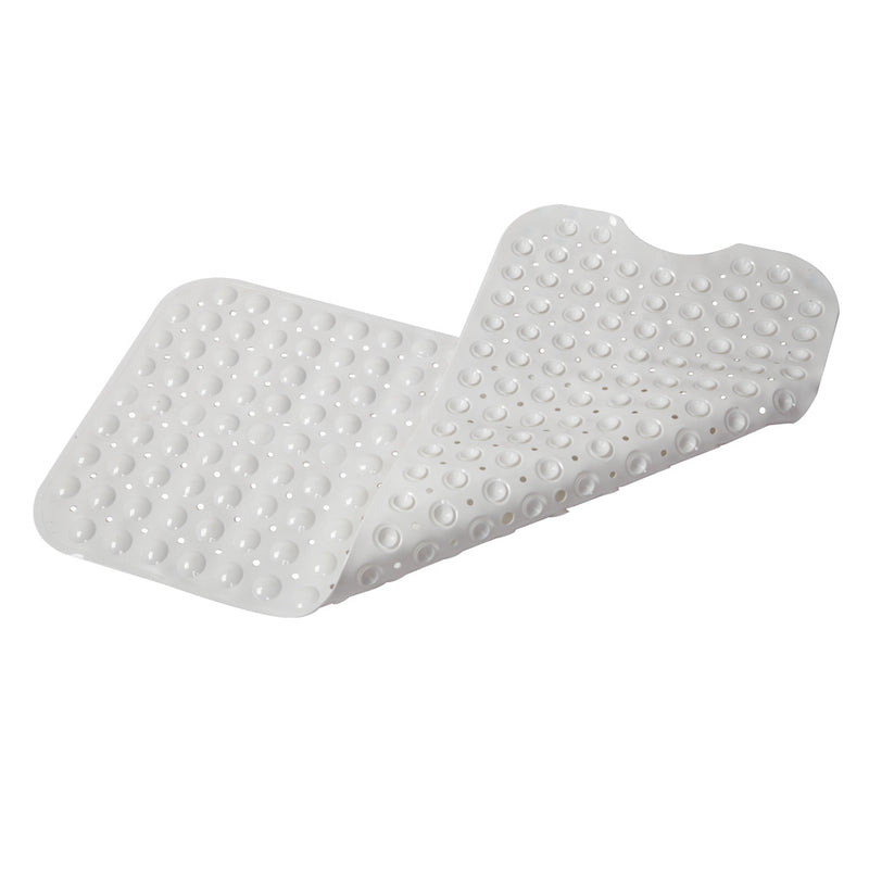 Bathroom Bathtub Non-slip Bath Mat 99X39cm, Milky White