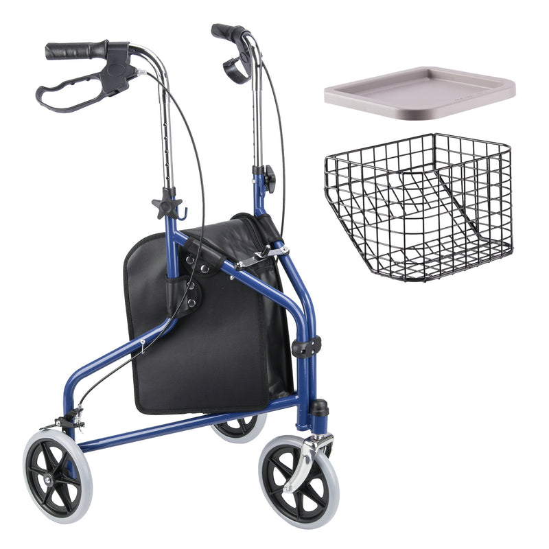 Adjustable Aluminium Alloy three Wheel Rollator
