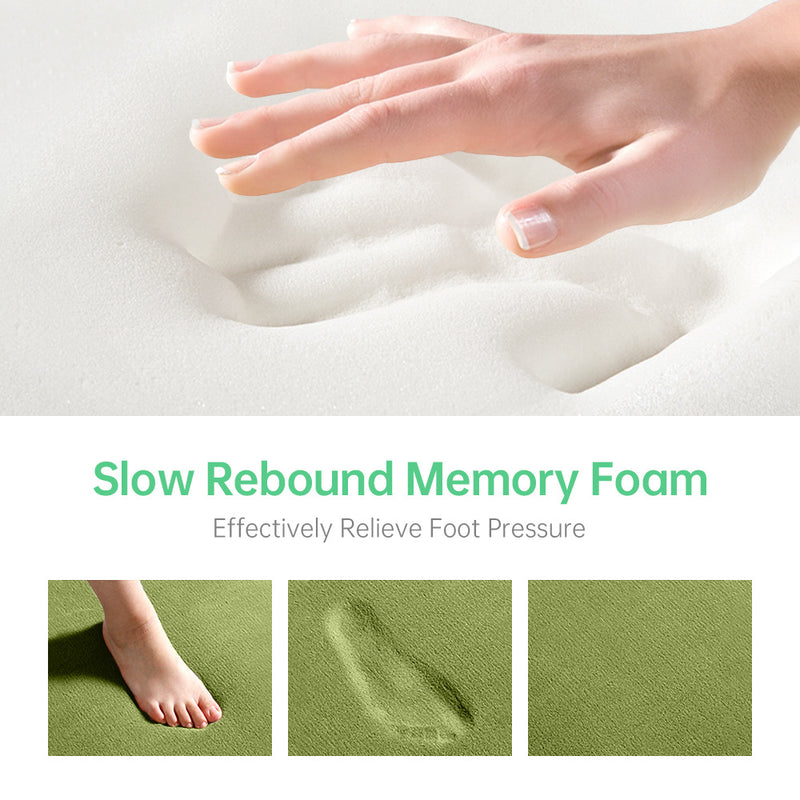 Small Memory Foam Non Slip Bathroom Mat 0.7 Inch