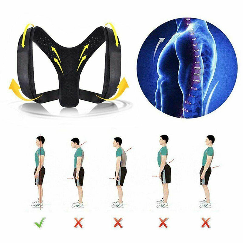 Adjustable Neck Brace Support Soft Foam Spine Cervical Collar Neck Pain Relief