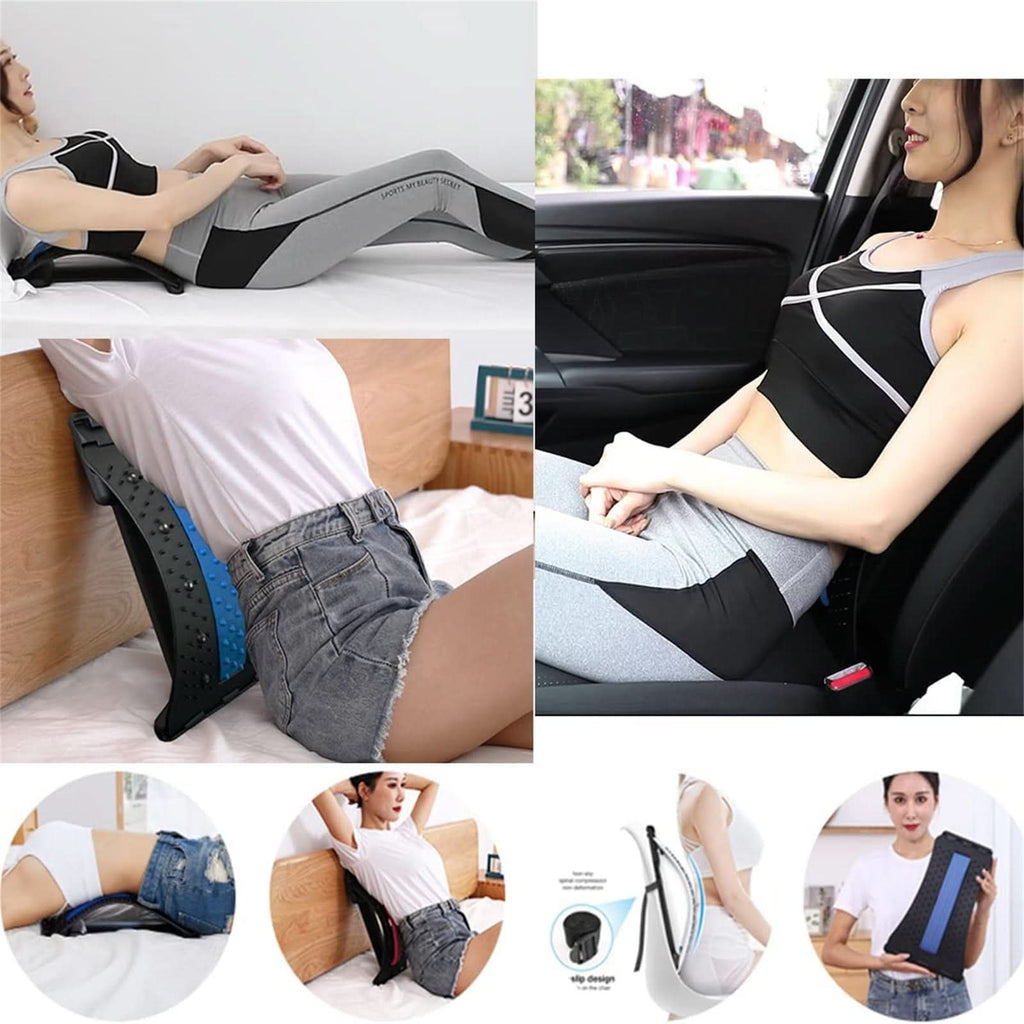 Backpod Device Back Cracker Lower Back Pain Relief Device With Magnet, Sciatica ...