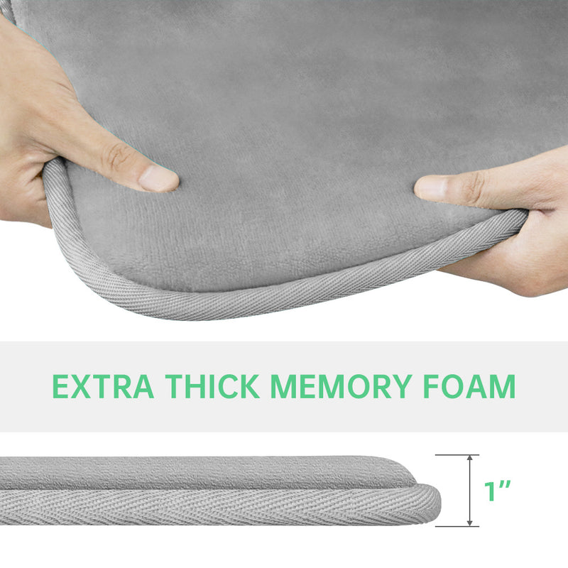Small Memory Foam Non Slip Bathroom Mat 0.7 Inch