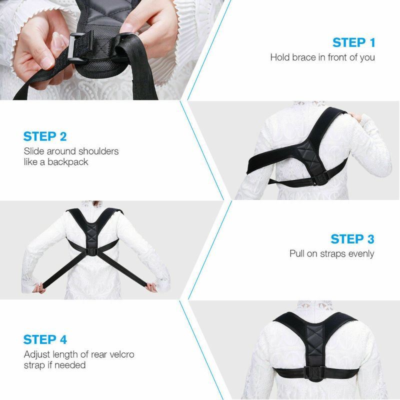 Adjustable Neck Brace Support Soft Foam Spine Cervical Collar Neck Pain Relief