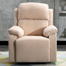 Home Overstuffed Armrest Recliner Chair Sofa with 6 Point Remote Control Massage