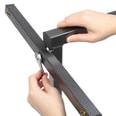 Multifunctional Adjustable Bedside Table MDF Iron 4 Wheels With Brake, Silver Gray