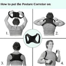 Adjustable Back Posture Corrector Shoulder Straightener Brace Neck Pain Relief For Men and Women